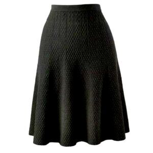CAbi Amelie knit flare skirt.